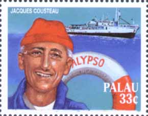 Jacques Cousteau, Palau 1999 (Part of Environmental Heroes of the 20th Century)