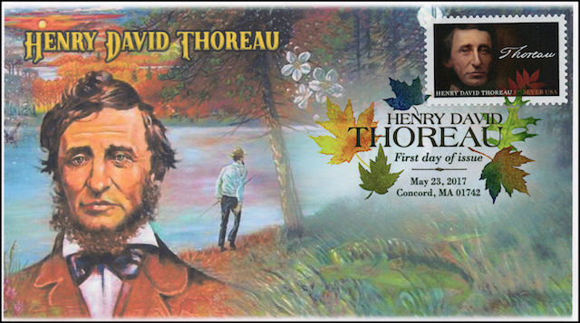 Henry David Thoreau, First Day Cover by Fleetwood