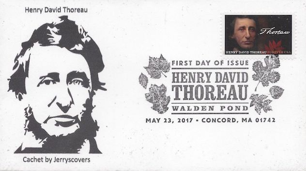 Henry David Thoreau, First Day Cover by Fleetwood
